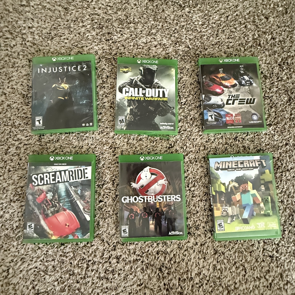 One Video Game Collection - Green Cases